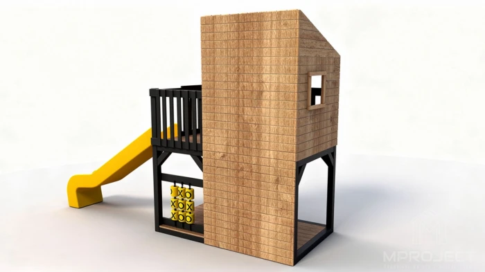 Spielplatz aus Holz kompakt