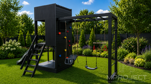 Design Spielplatz aus Holz